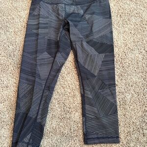 lululemon athletica blue and white Geometric Leggings
